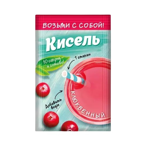 Кисель момент Русский Продукт ЗОЖ Клюквенный, 25 г