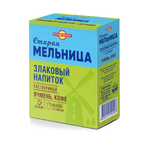 Напиток Русский продукт злаковый крепкий с кофе, 100 г суперсуп русский продукт гороховый с беконом 70 г