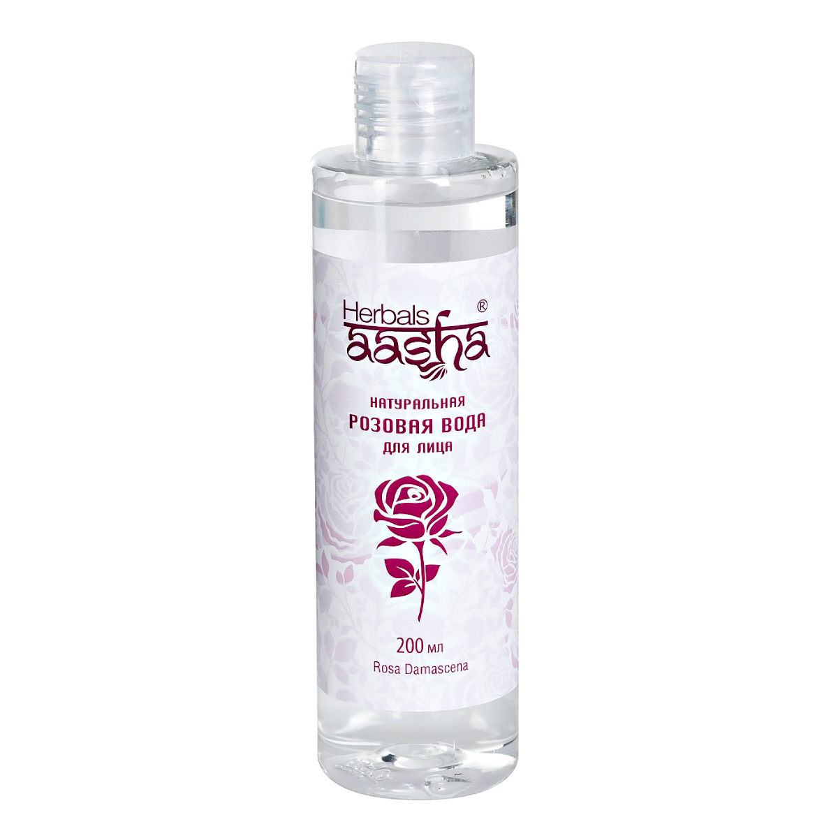 Натуральная розовая вода Aasha Herbals для лица, 200 мл очная вода для лица aasha herbals кокос 100 мл
