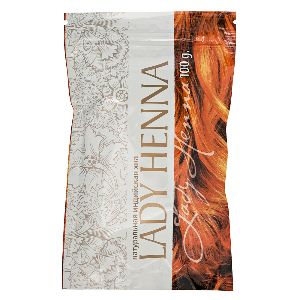 Хна для волос Lady Henna натуральная , 100 г краска для волос lady henna на основе хны светло коричневый 6 х 10 г