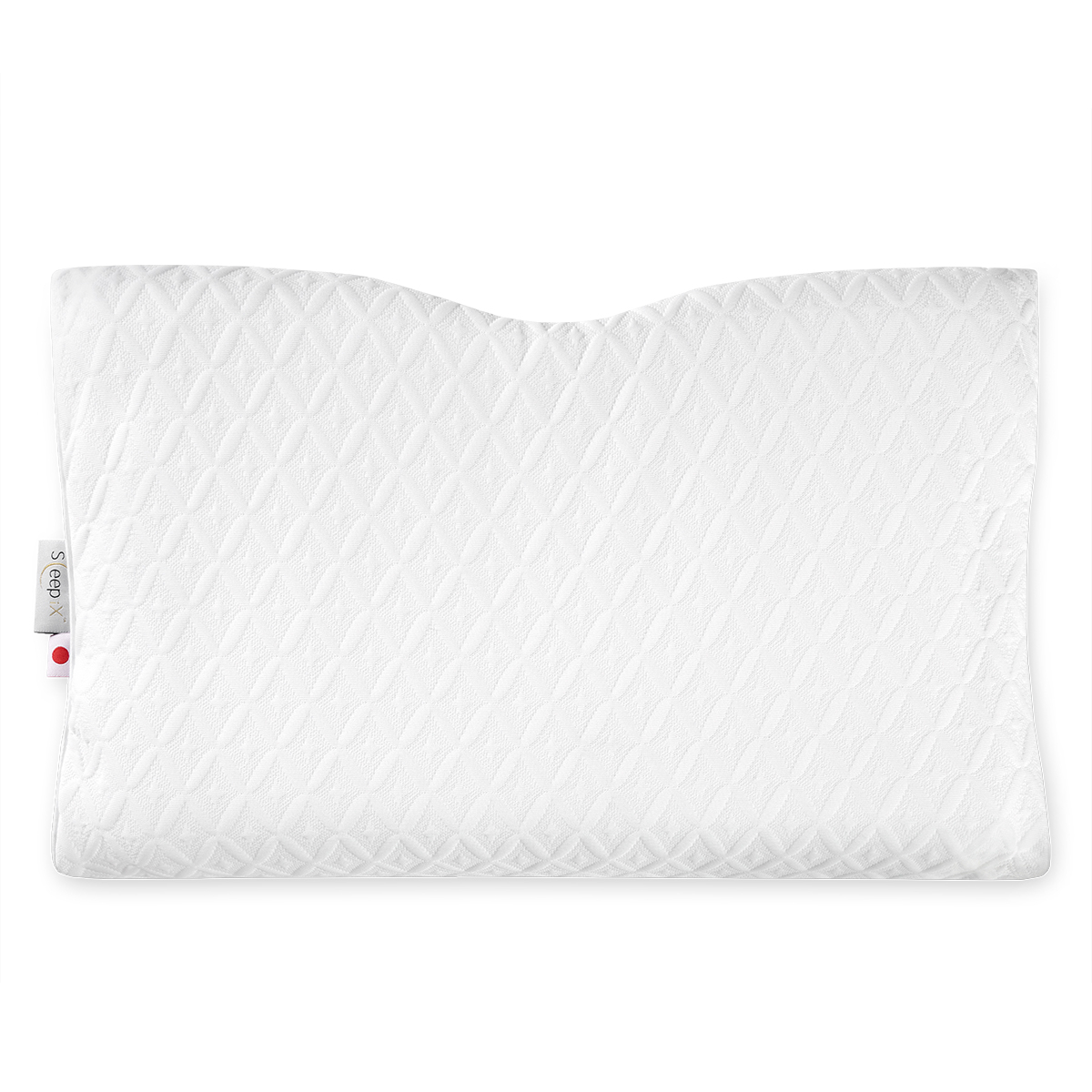 Анатомическая подушка Sleepix Нарита белая 54х32х6/10 см, цвет белый - фото 2