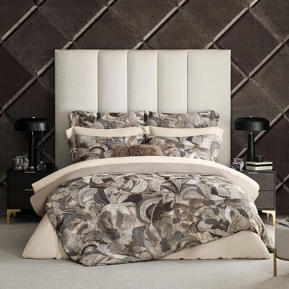 Комплект постельного белья Togas Лигарде серый с коричневым Кинг сайз стул кинг серый ткань коричневый металл