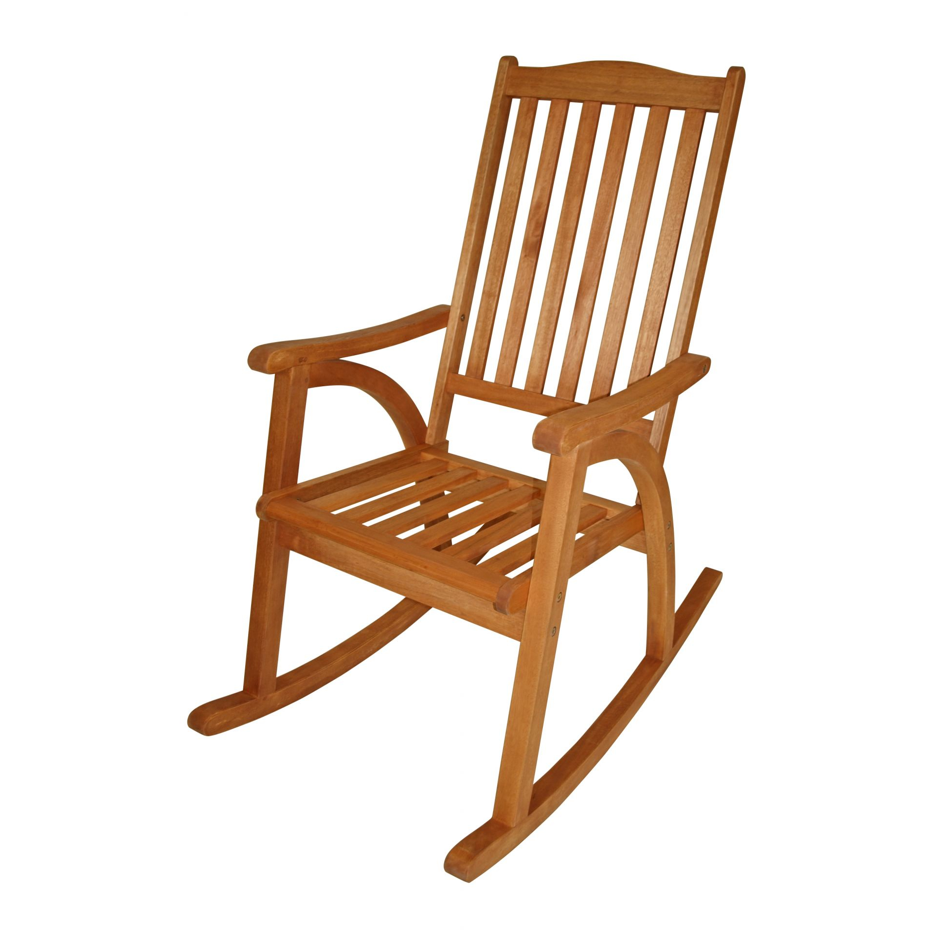 цена Кресло-качалка Degamo Rio коричневое 58х100х118 см