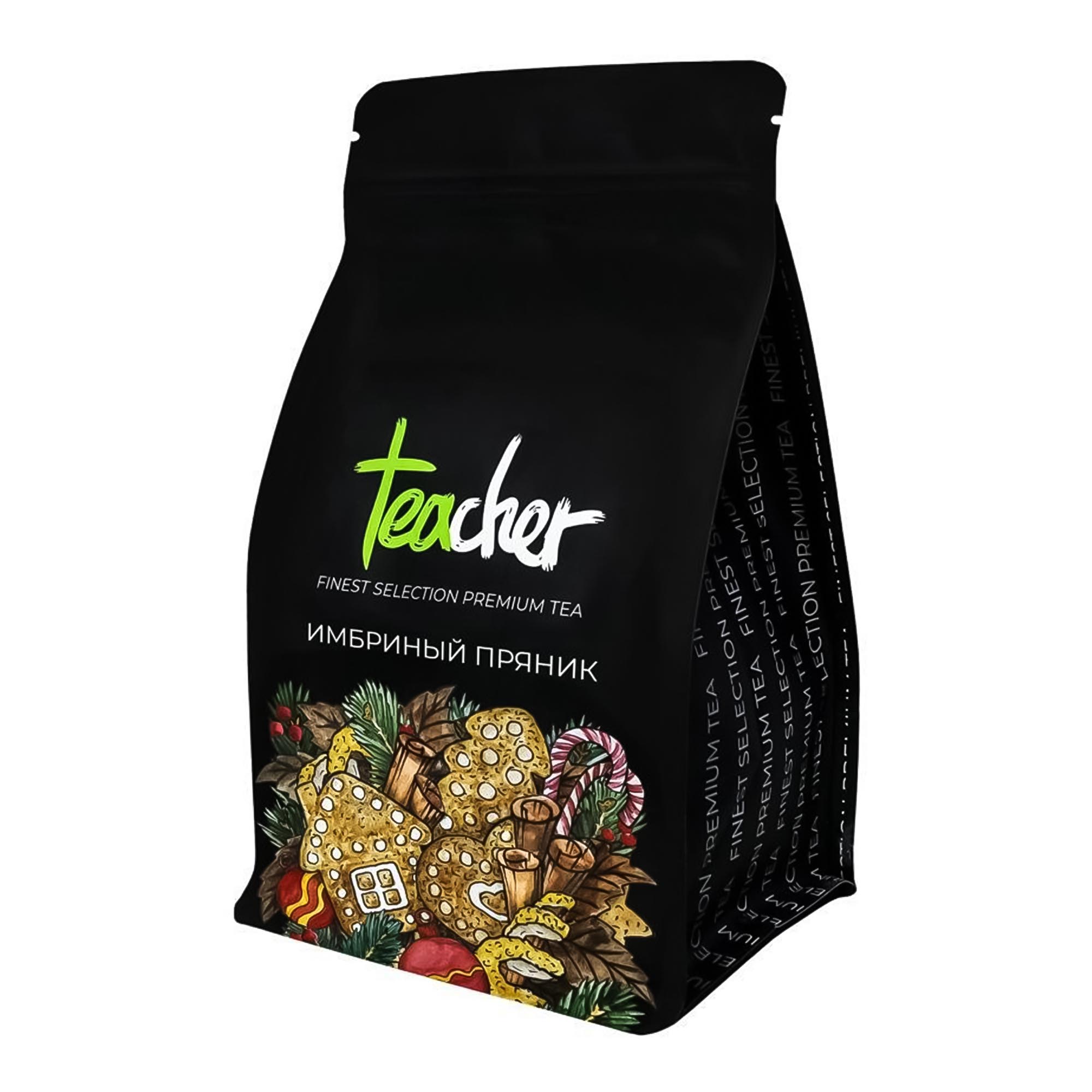 Чай черный Teacher Имбирный пряник 250 г подарочный чай с новым годом вкус имбирный пряник 50 г