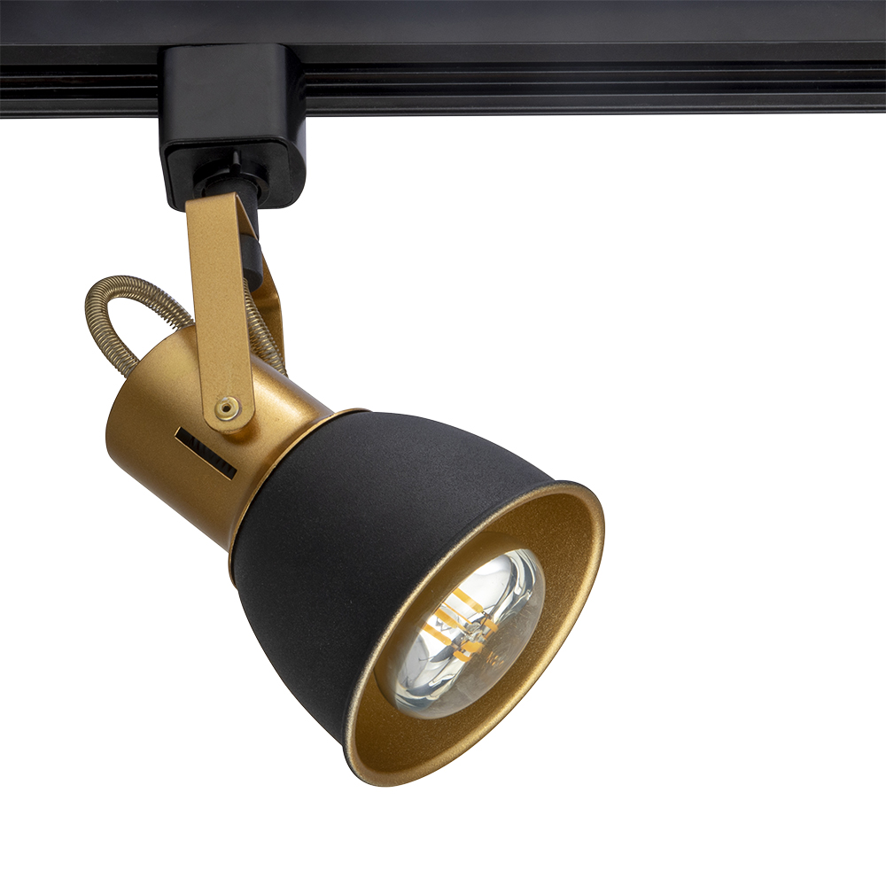 Трековый светильник Arte Lamp JOVI A1677PL-1GO потолочный светильник artelamp jovi a1677pl 2gy серый