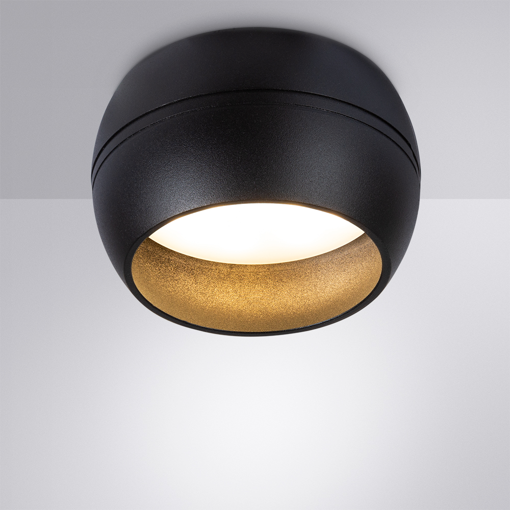 Точечный накладной светильник Arte Lamp GAMBO A5551PL-1BK, цвет 2700-6000 - фото 2