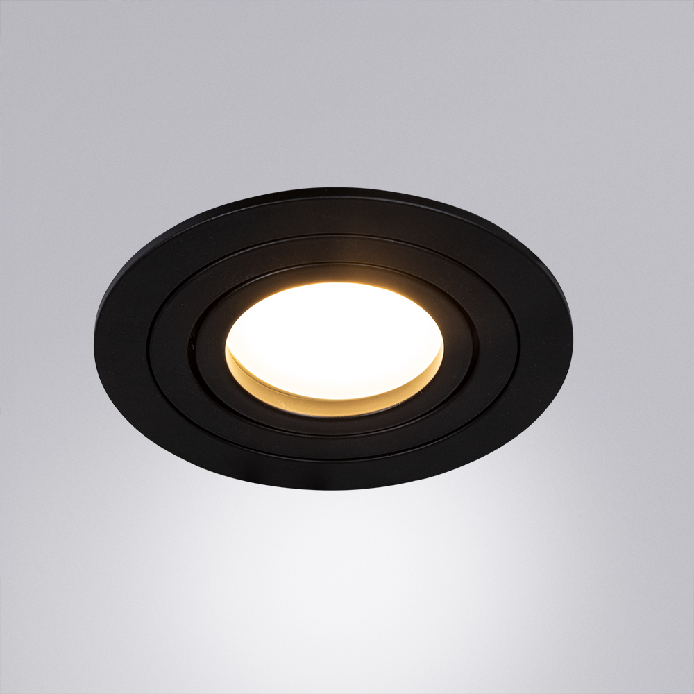 Точечный встраиваемый светильник Arte Lamp TARF A2167PL-1BK, цвет 2700-6000 - фото 2