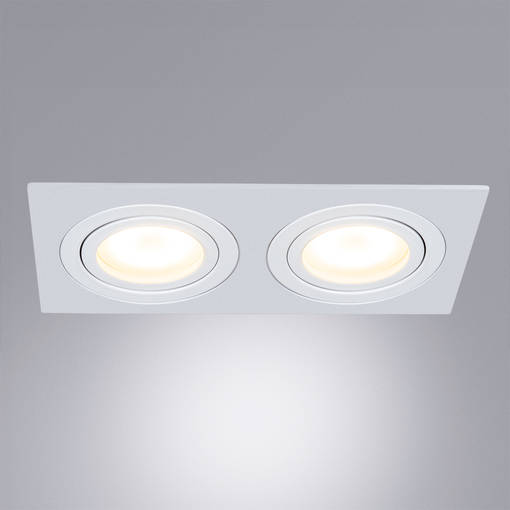 Точечный встраиваемый светильник Arte Lamp TARF A2168PL-2WH, цвет 2700-6000 - фото 2