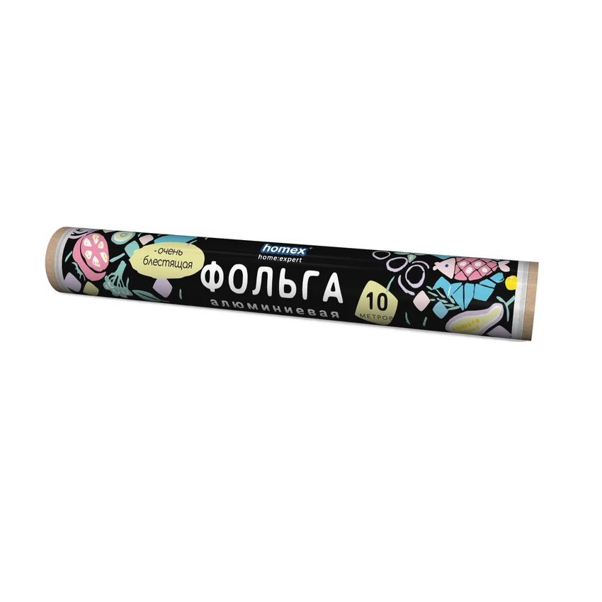 Фольга Homex очень прочная 29x10м, плотность 14 мкм фольга для конфет 10 х 10 см 100 шт