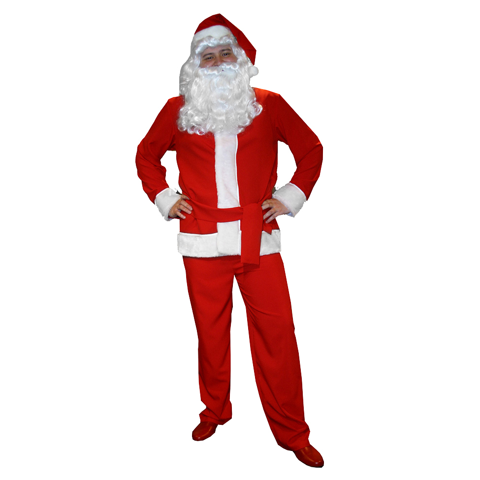 Костюм Артэ-Грим Санта Клаус красный 46-48 костюм деда мороза артэ новогодний красный р 50 52