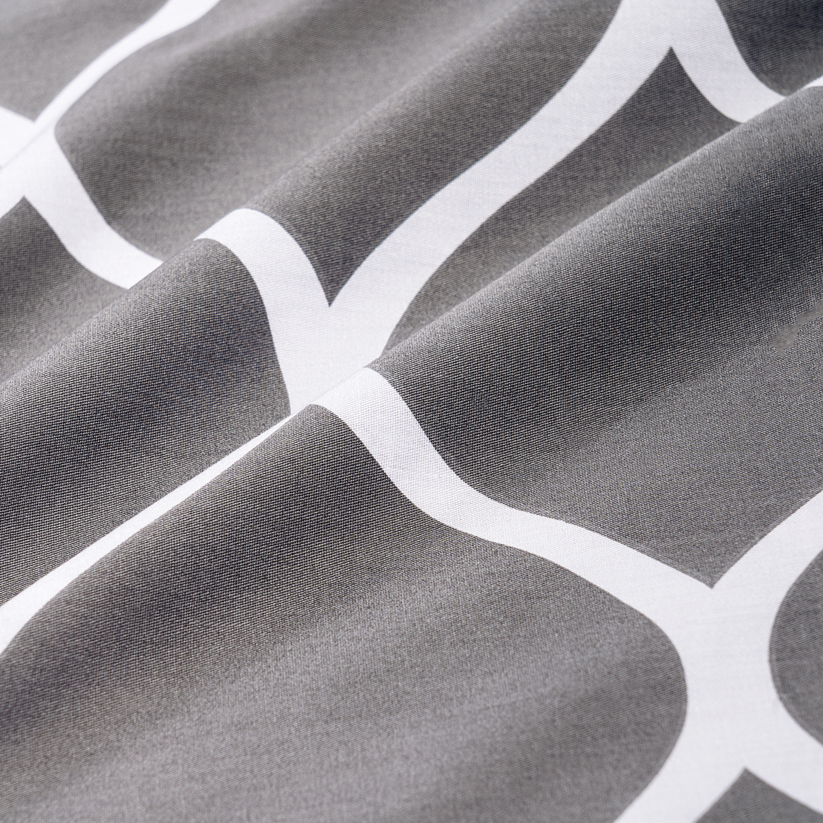 Комплект постельного белья Prime Prive Харди белый с серым Полуторный, цвет серый, размер Полуторный - фото 8