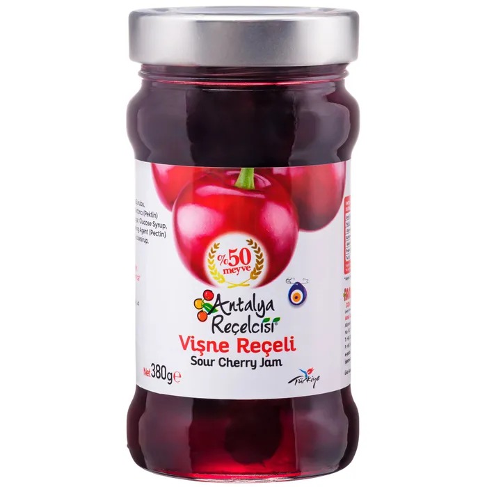 Варенье Antalya Recelcisi вишневое, 380 г джем antalya recelcisi фруктовый микс 370 г