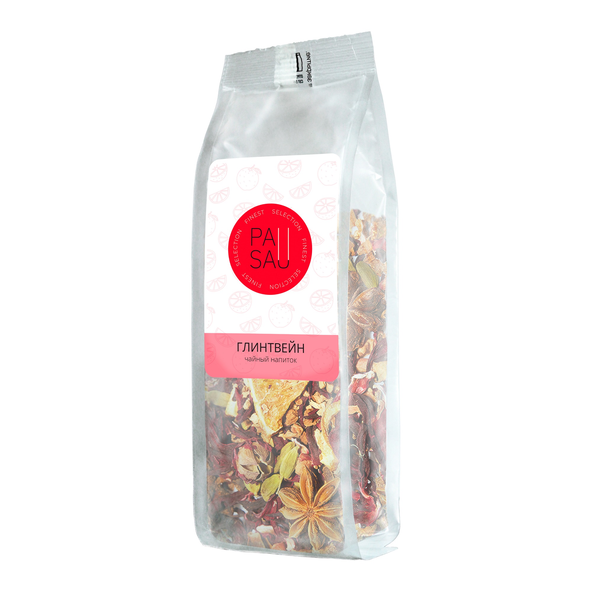Чай PAUSA красный глинтвейн 100 г мягкая упаковка чай травяной greenfield rich camomile со вкусом яблока и корицы 25 пакетиков