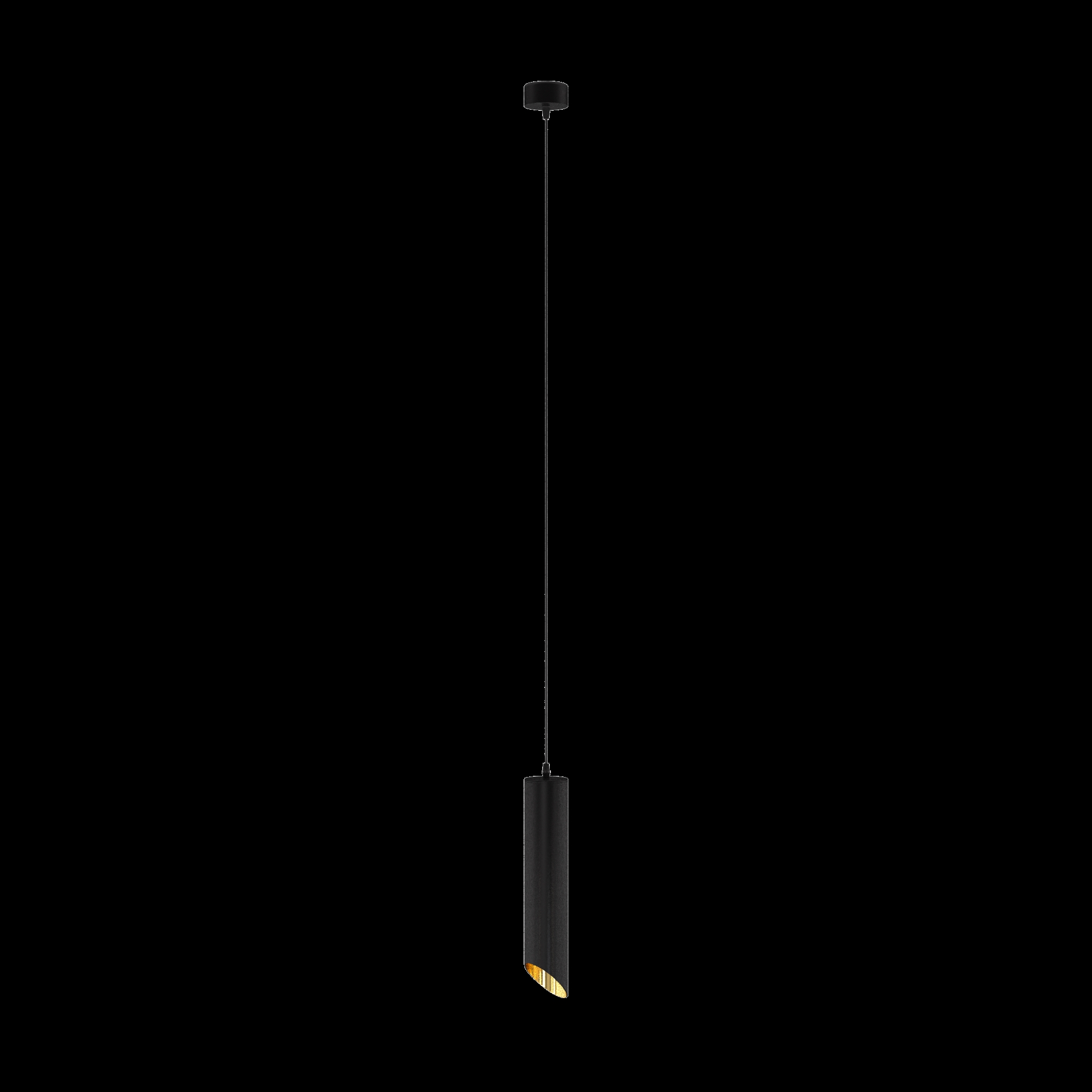 Светильник подвесной Technical P044PL-01-30GU10-B, цвет черный с золотом - фото 6