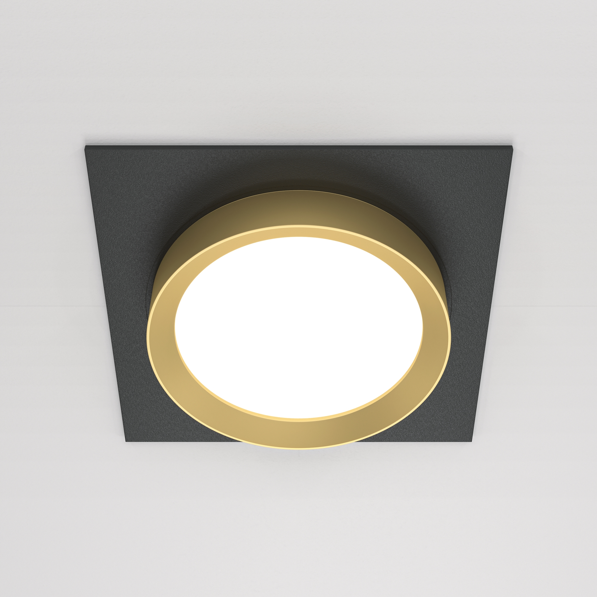 Светильник Technical DL086-GX53-SQ-BG, цвет черный с золотом - фото 3