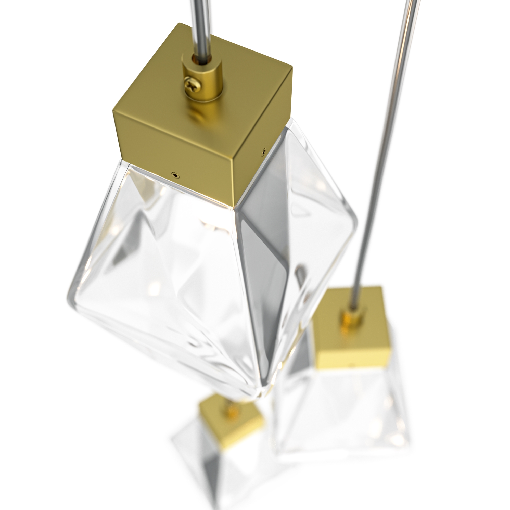 Светильник подвесной Maytoni MOD325PL-03G, цвет жемчужное золото - фото 2