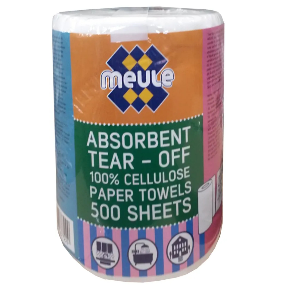 Бумажные полотенца Meule отрывные 20х20 см, 500 шт в рулоне