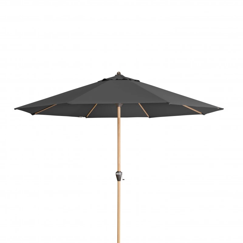 Зонт садовый Doppler Alu wood антрацитовый 350 см рыхлитель садовый с ручкой 23 см