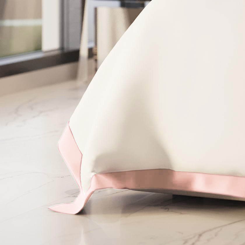 Комплект постельного белья Sofi De Marko Флер №11 белый с розовым Полуторный, цвет розовый, размер Полуторный - фото 3