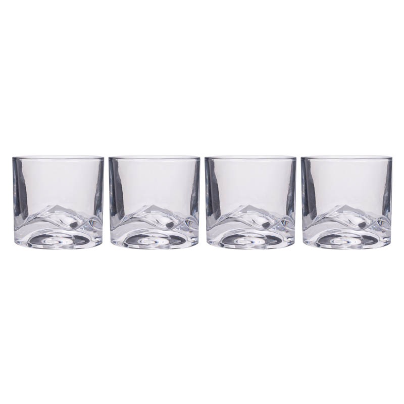 Набор cтаканов для виски Liiton peaks 4 шт набор из 4 х бокалов для воды mineral water glass vivendi premium 355 мл