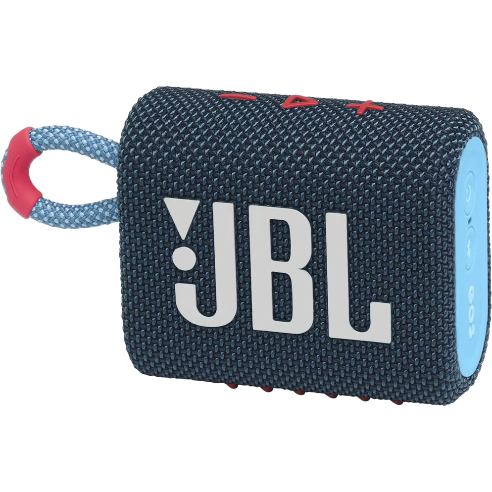 цена Портативная акустика JBL Go 3 Blue/Pink