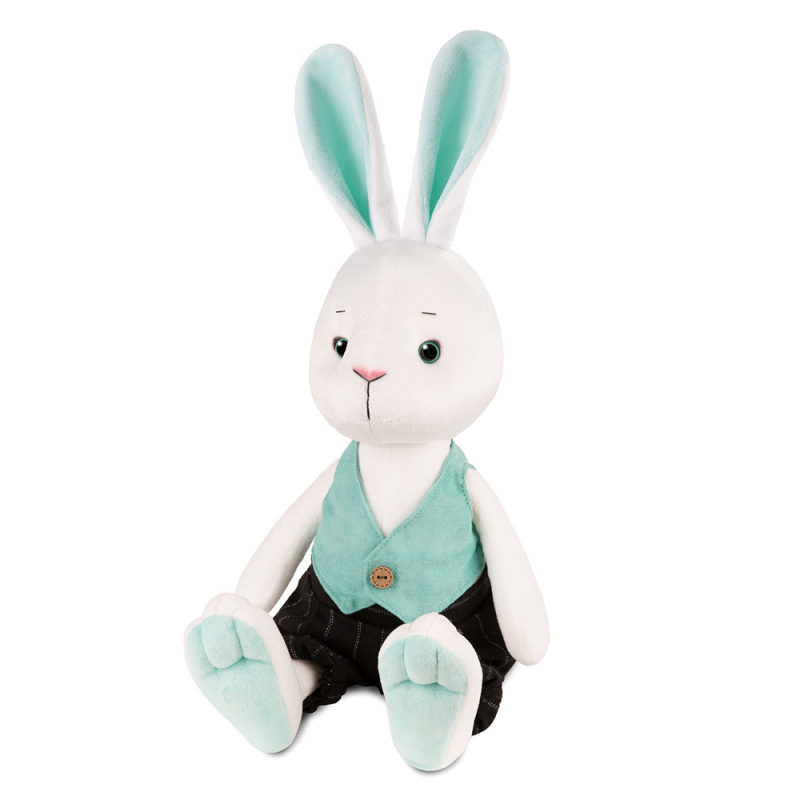 игрушка mt mrt02225 1 20 кролик тони в шарфе 20 см maxitoys белый игрушка 20 см Мягкая игрушка Maxitoys Luxury Кролик Тони 20 см