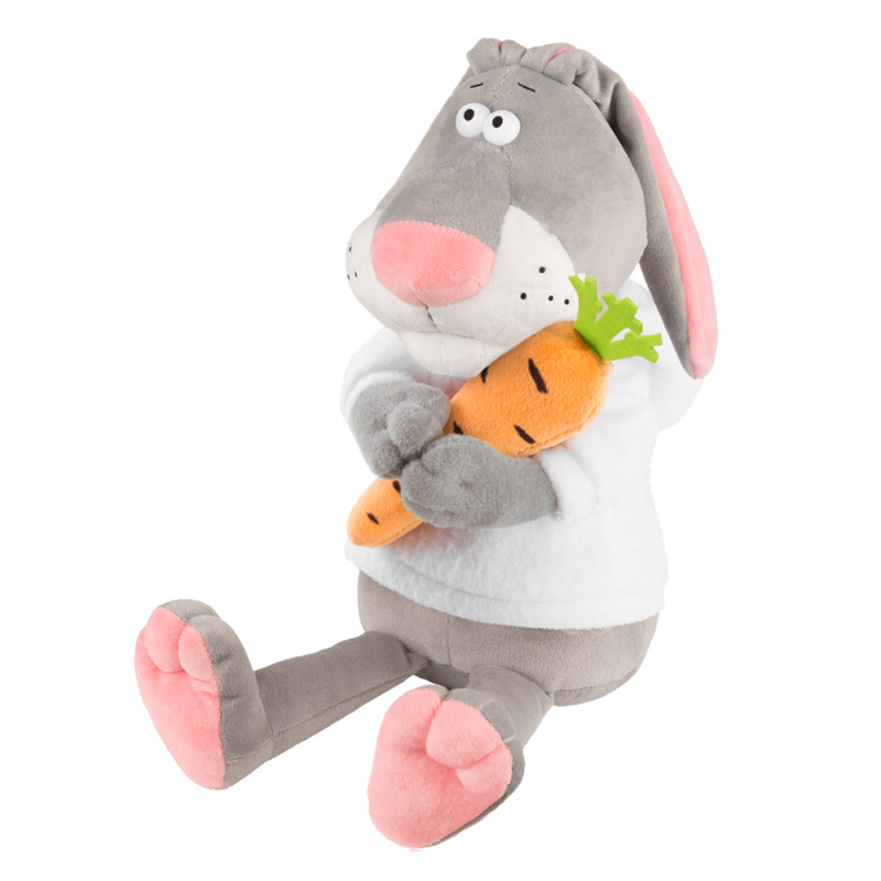 Мягкая игрушка Maxitoys Luxury Кролик Семеныч 20 см flamingo игрушка для собак кролик с лапками текстиль