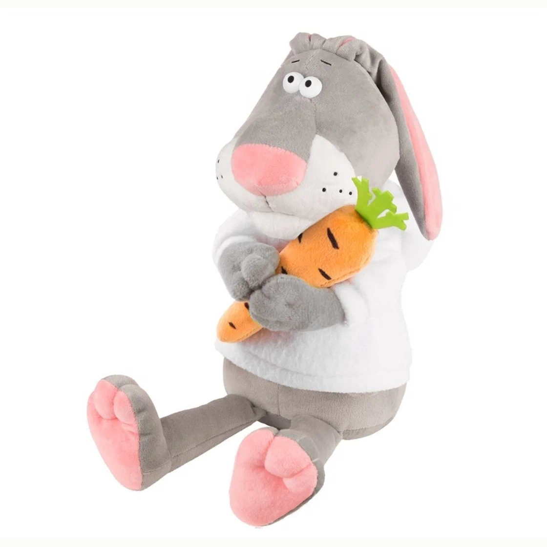 Мягкая игрушка Maxitoys Luxury Кролик Семеныч 25 см flamingo игрушка для собак кролик с лапками текстиль