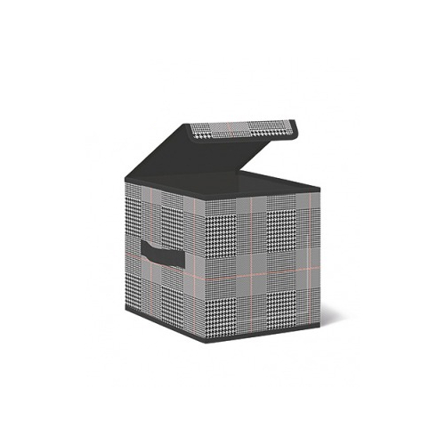 короб стеллажный для хранения с крышкой Короб стеллажный Лакарт Дизайн с крышкой  TBL-1 Basic 30х30х30см