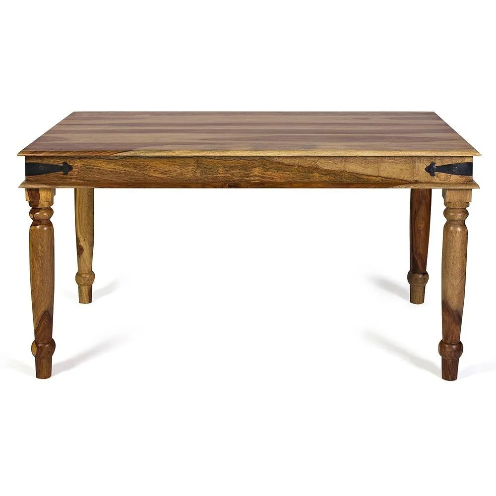 Обеденный стол TC Bombay бежевый с коричневым 135х90х76 см (11676), цвет коричневый