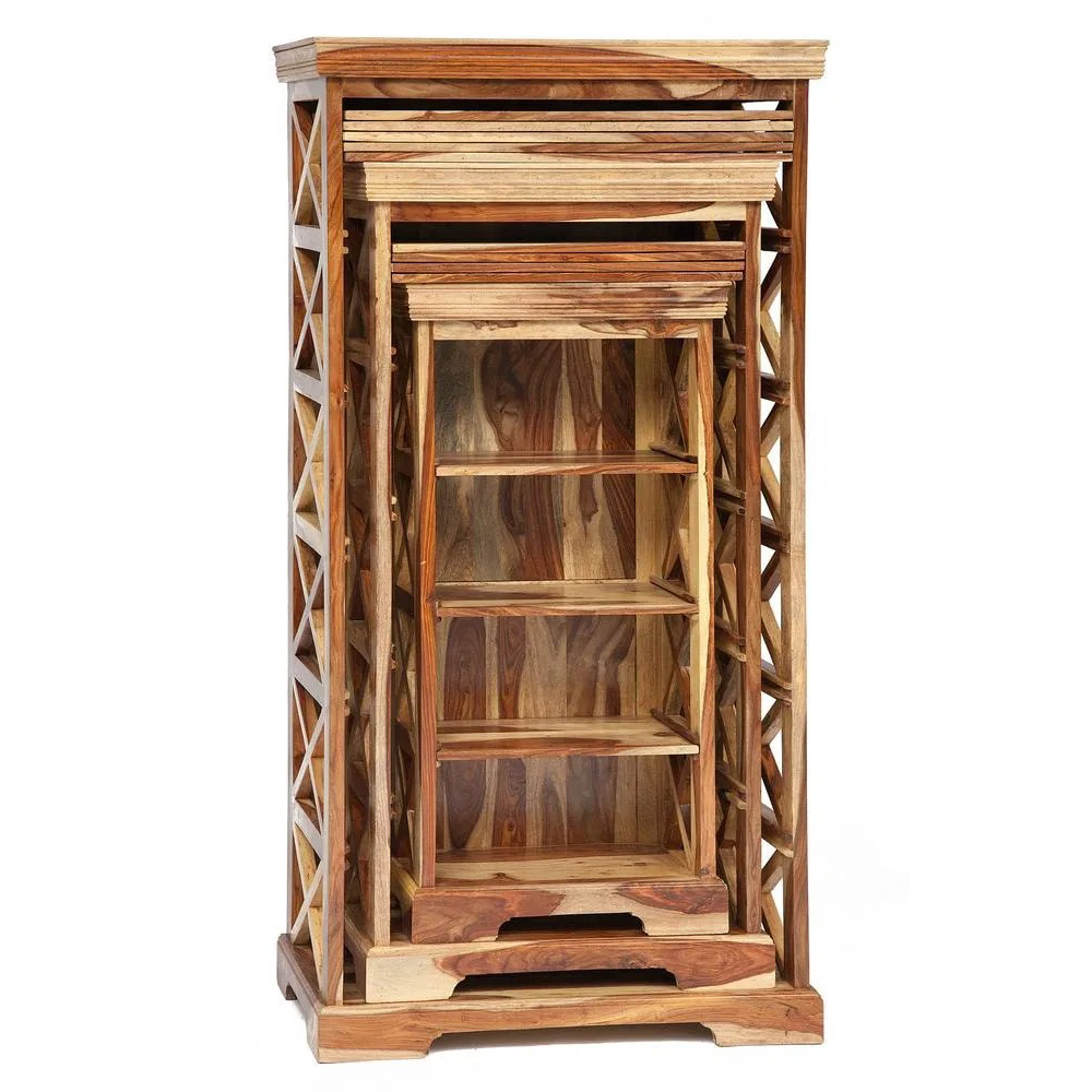Набор шкафов для книг TC Bombay бежевый с коричневым из 3 предметов унесенные ветром комплект из 2 книг митчелл м