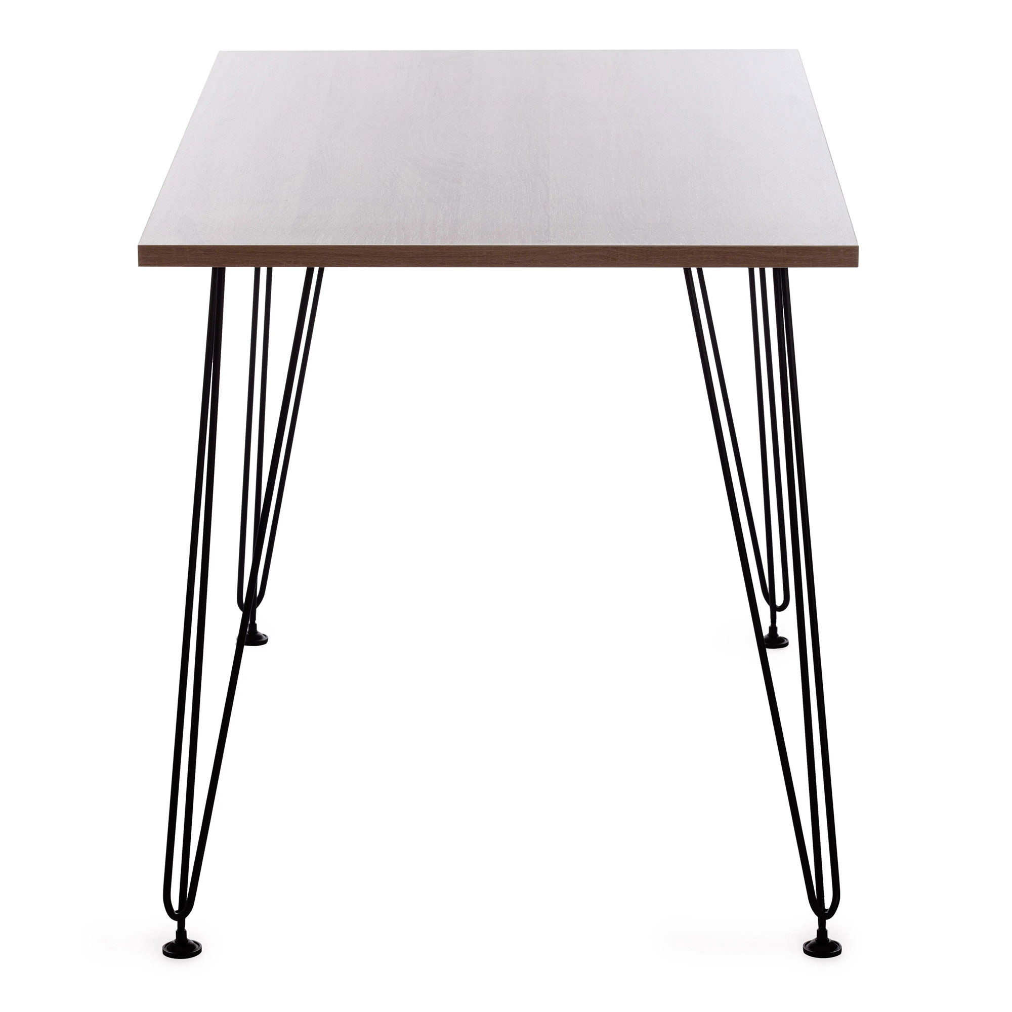 Обеденный стол TC Star коричневый с чёрным 110х70х75 см (19241), цвет чёрный - фото 3