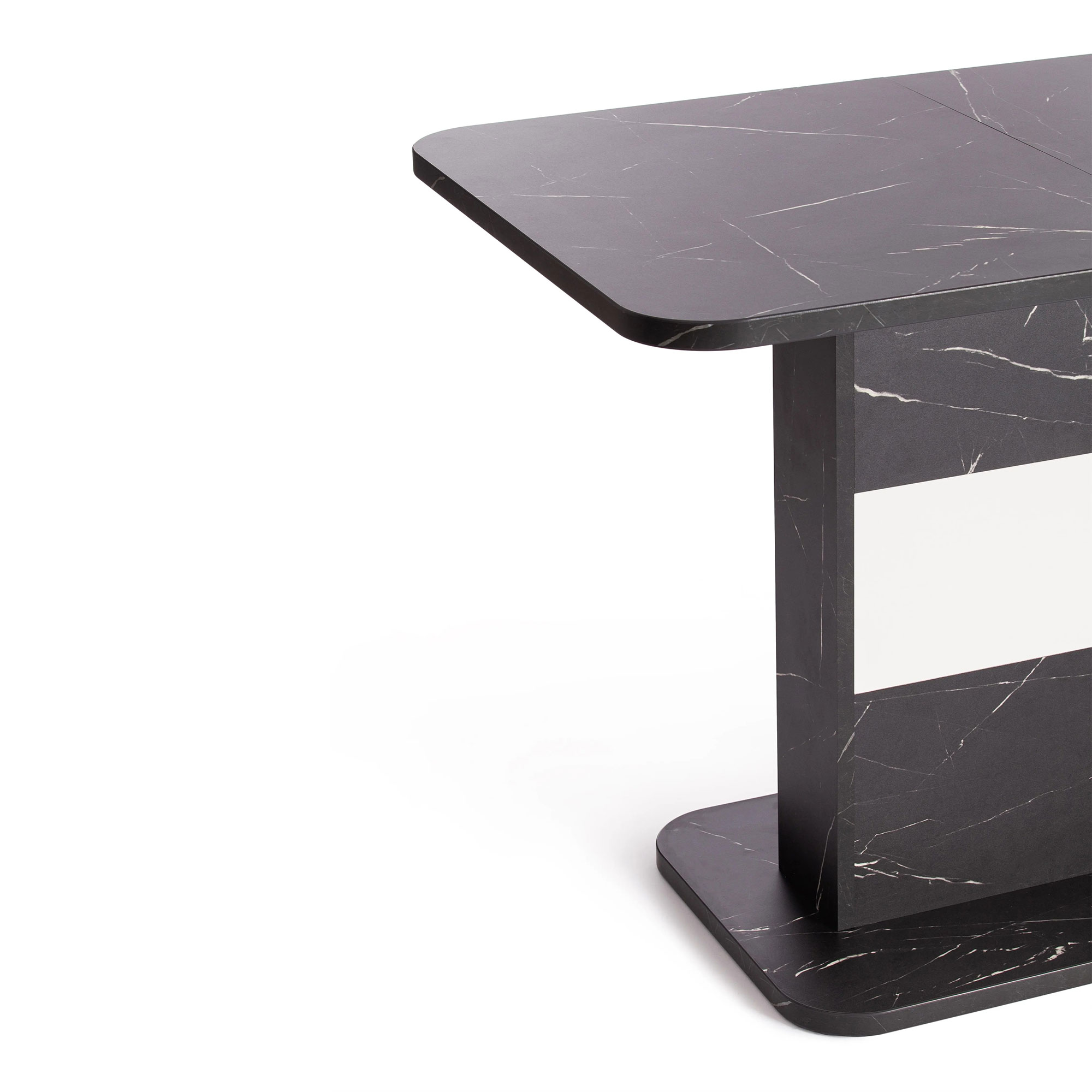 Обеденный стол TC Smart чёрный 105+35х70х75 см (19129) - фото 9