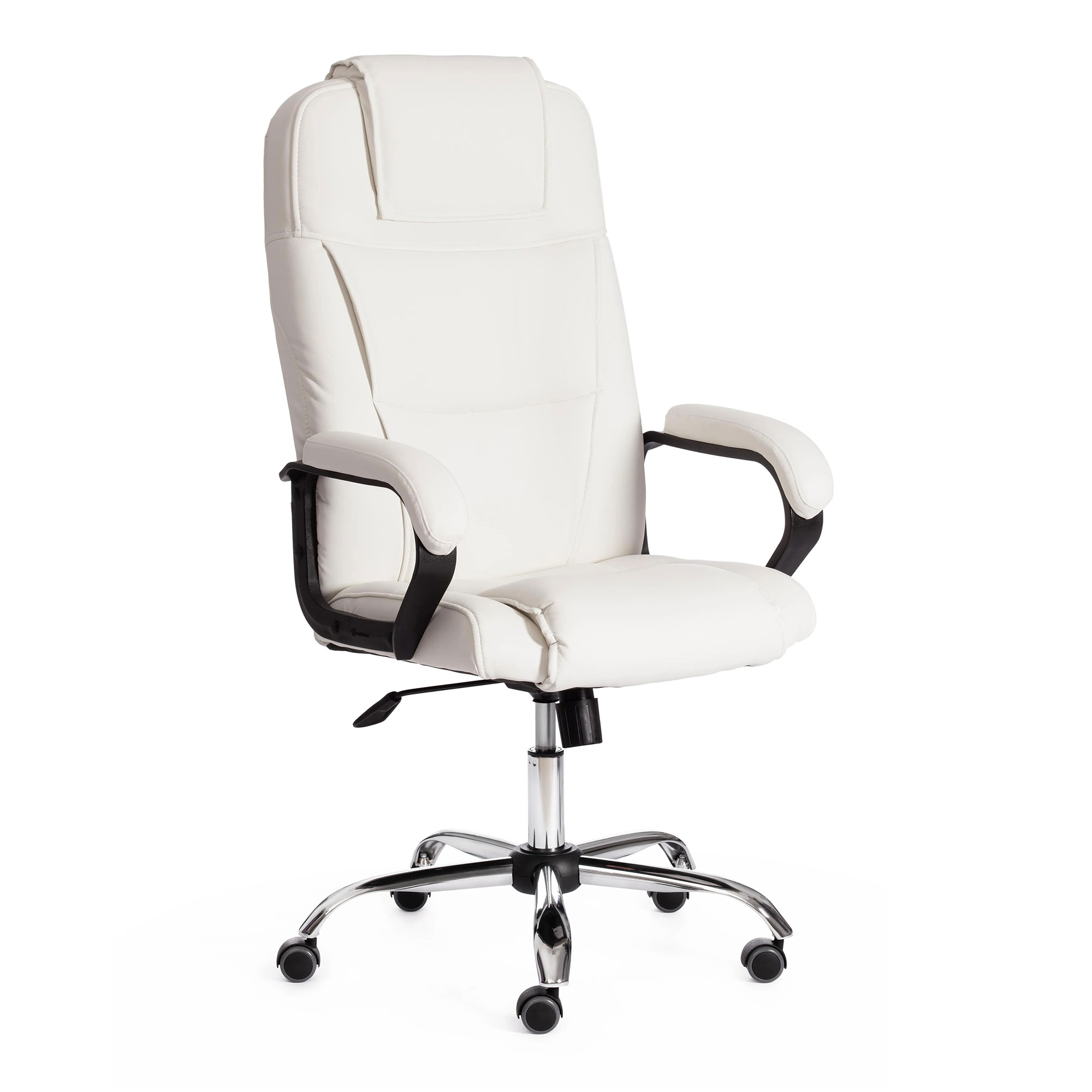 Компьютерное кресло TC Bergamo белое 67х47х140 см (19400) компьютерное кресло tc bergamo чёрное 67х47х140 см 19370