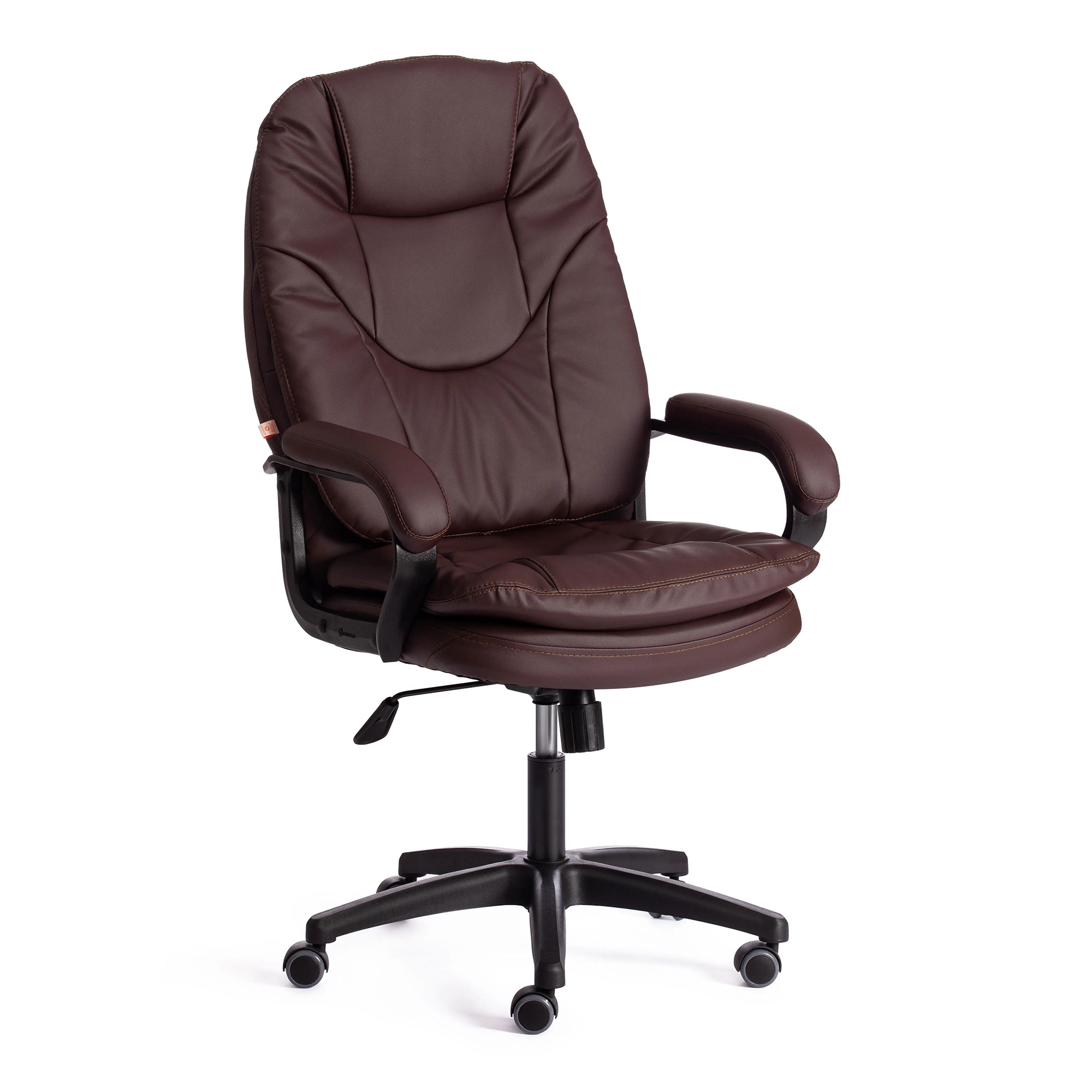 фото Компьютерное кресло tc comfort коричневое 66х46х133 см (19381)