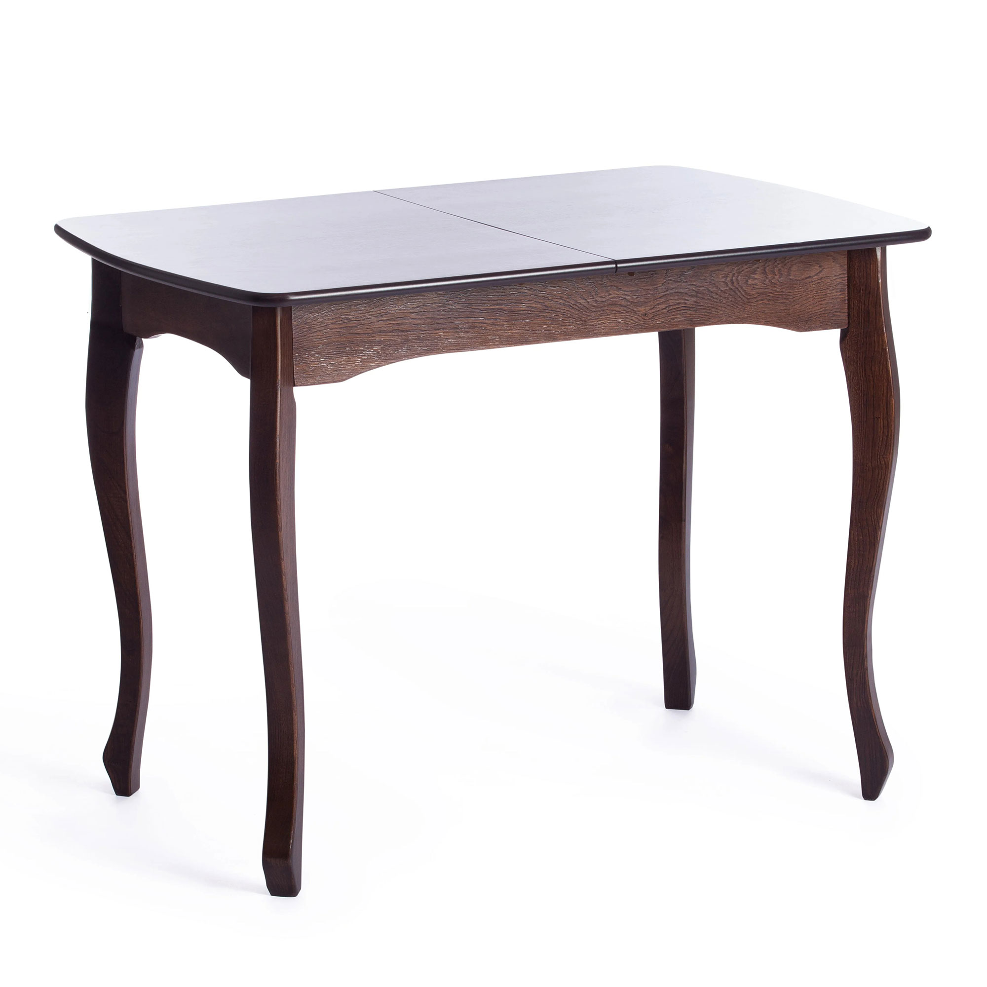 Обеденный стол TC Caterina Provence кофейный 100+30х70х75 см (19128) стол обеденный мебелик фидея 3 орех 120 160x70 п0003534