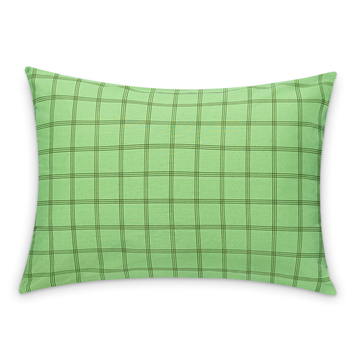 Комплект постельного белья Daily by T Лима зеленый с белым Евро, цвет белый, размер Евро - фото 6