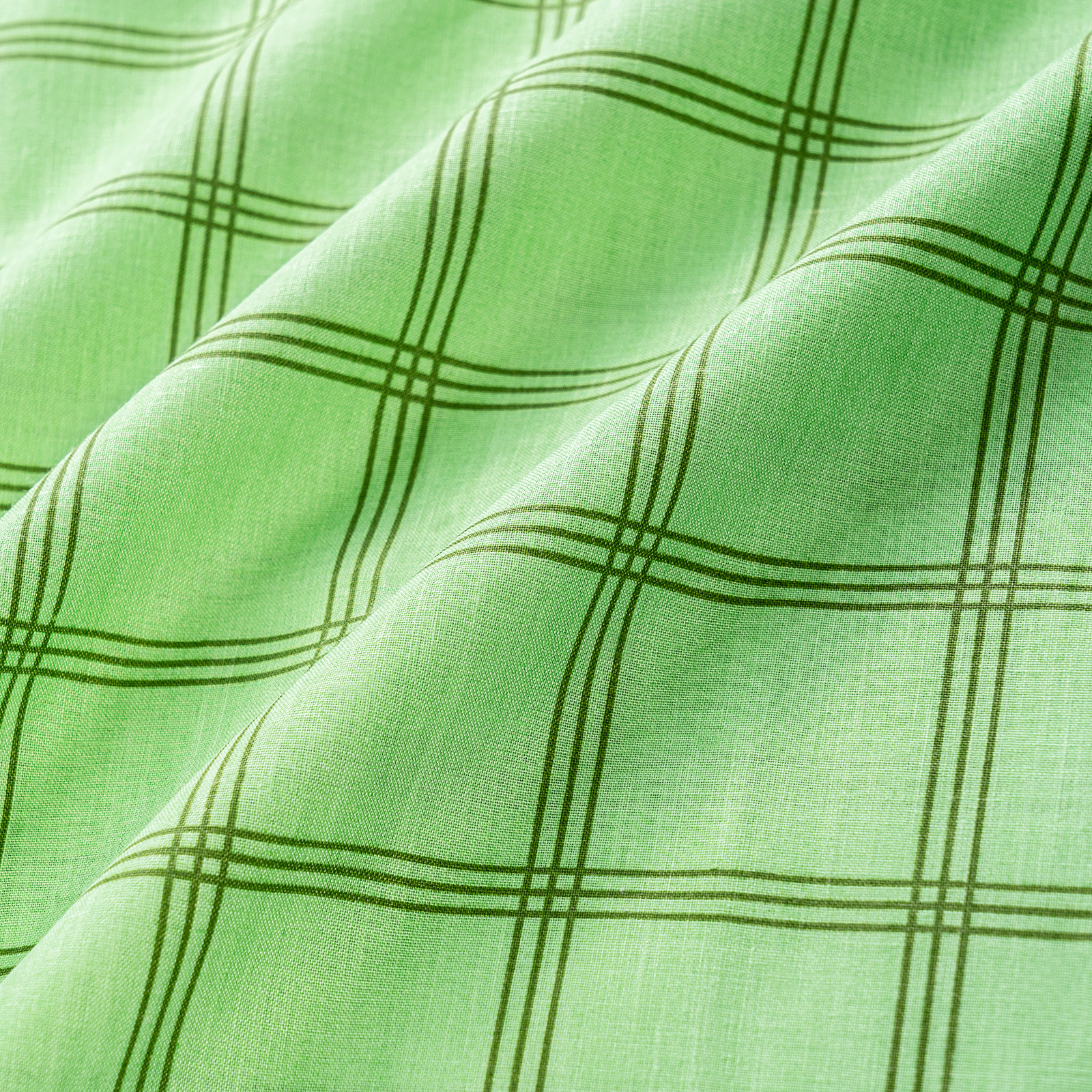 Комплект постельного белья Daily by T Лима зеленый с белым Евро, цвет белый, размер Евро - фото 9