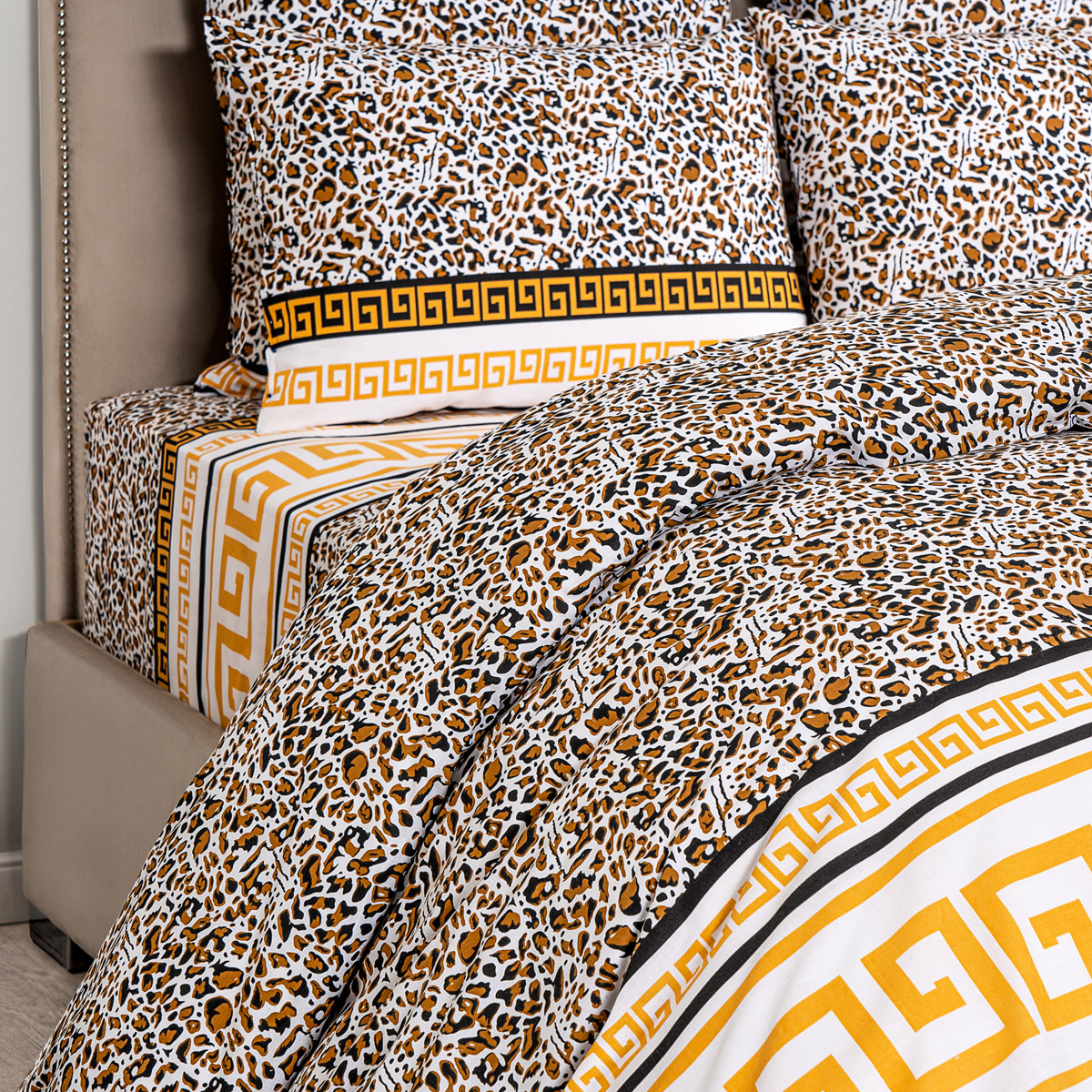 Простыня на резинке Daily by T Саванна разноцветная 180х200+25 см прямой диван лозанна саванна бейдж саванна корица нпб
