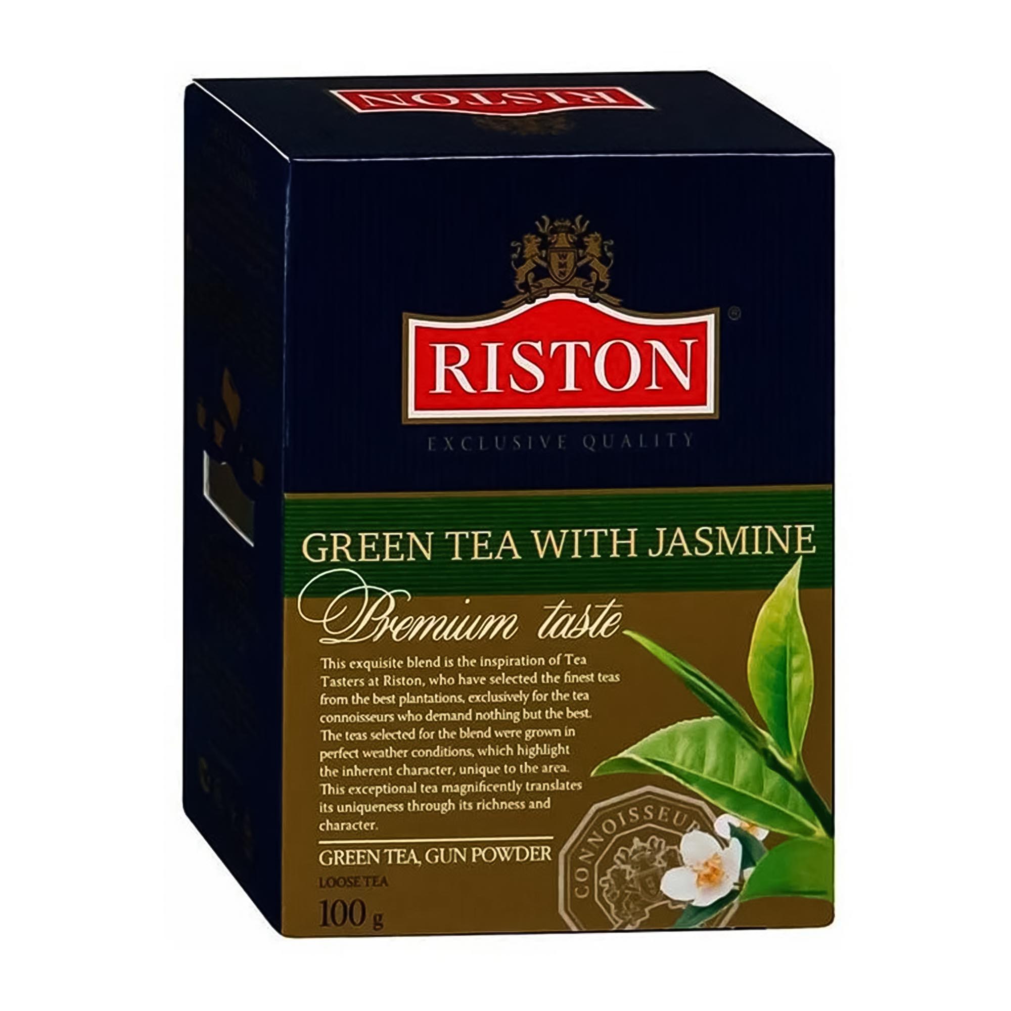 чай зеленый newby ок жасмина листовой 100 г Чай зеленый листовой Riston Жасмин 100 г