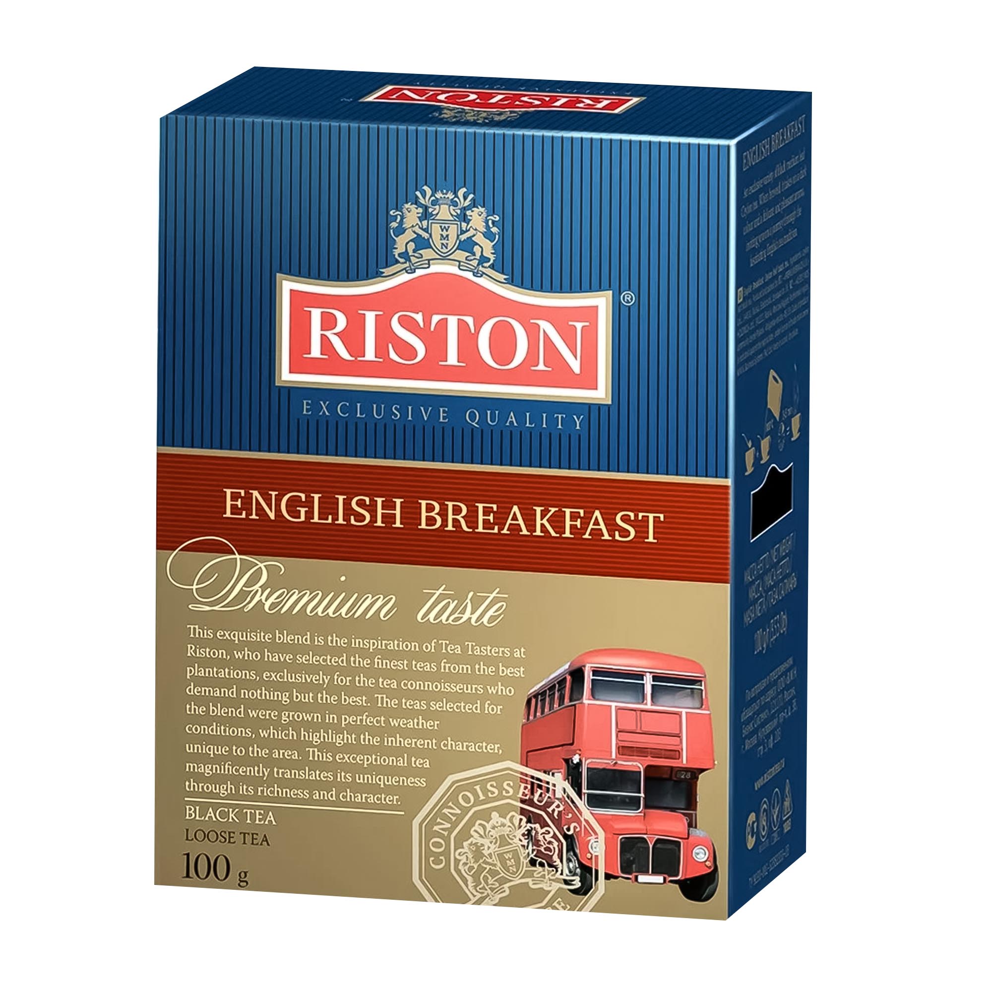 Чай чёрный листовой Riston Английский завтрак 100 г чай чёрный и зелёный riston english elite tea листовой 200 г