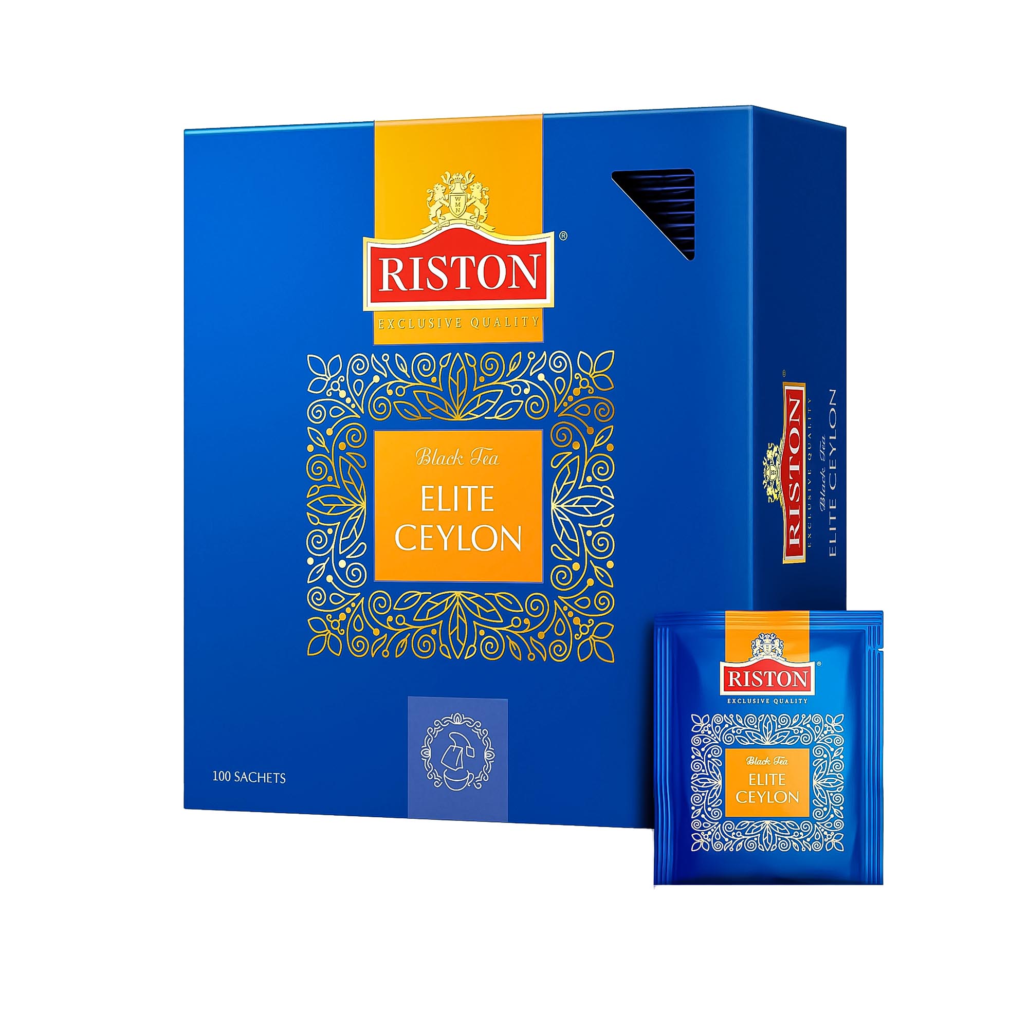 Чай чёрный Riston Elite Ceylon 100 x 2 г чай чёрный riston листовой эрлгрей 200 г