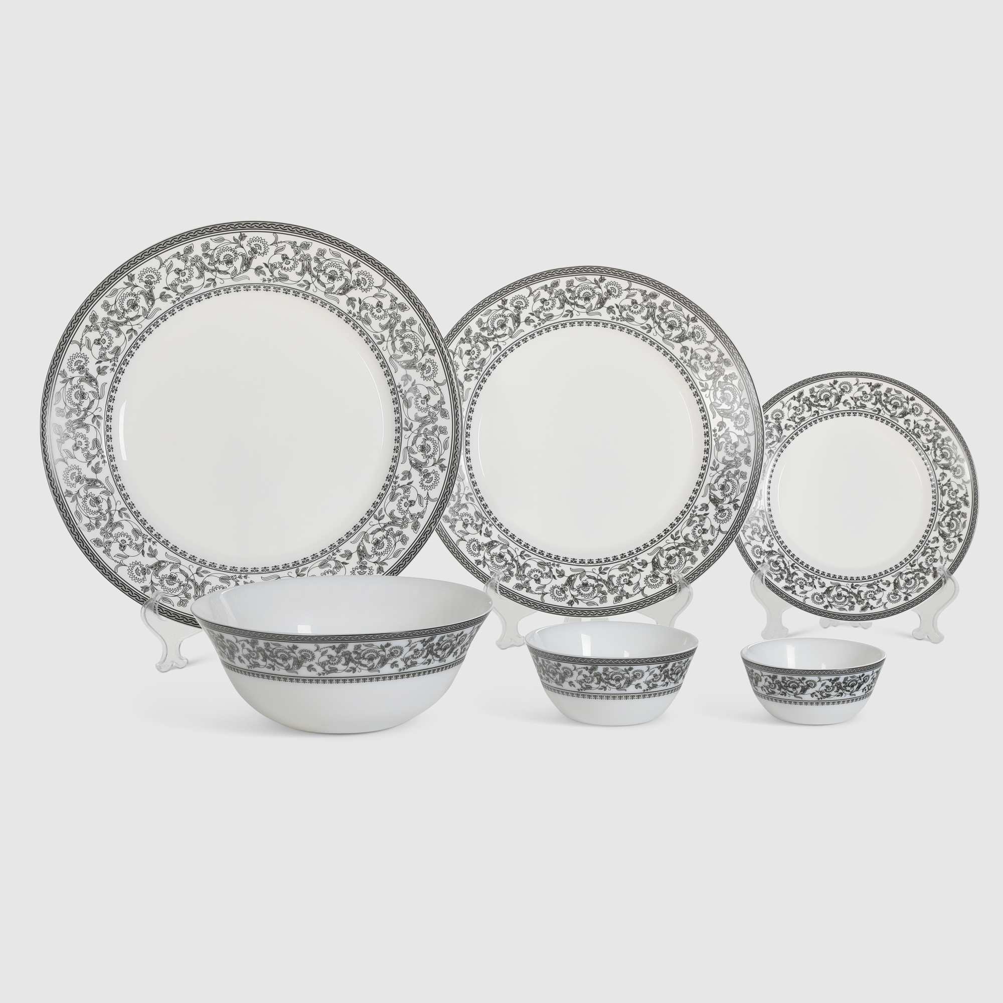 Набор столовый La Opala Persian grey 33 предмета тарелка porland dark grey 187618