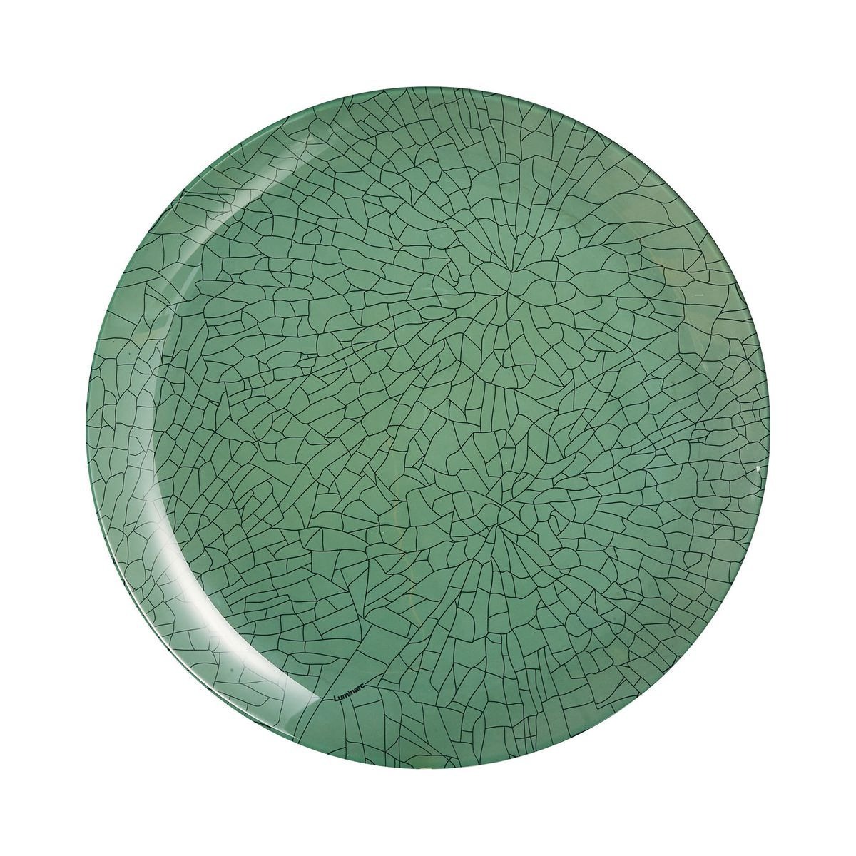 Тарелка обеденная Luminarc Mindy green 26 см средство для мытья стекол septivit premium green apple 500мл