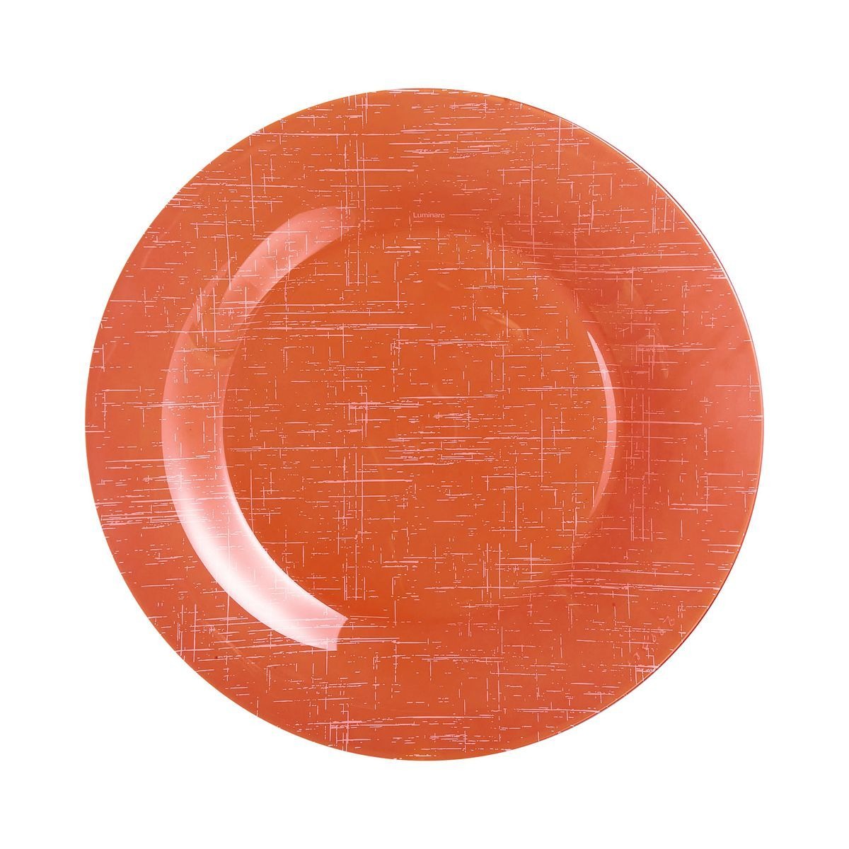 Тарелка обеденная Luminarc Poppy mandarine 25 см, цвет оранжевый - фото 1