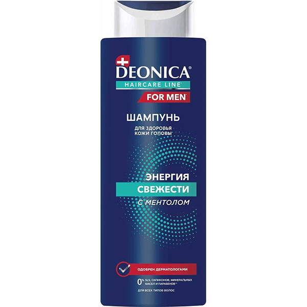 Шампунь для волос Deonica Энергия свежести 380 мл шампунь сухой deonica объём и свежесть 250 мл