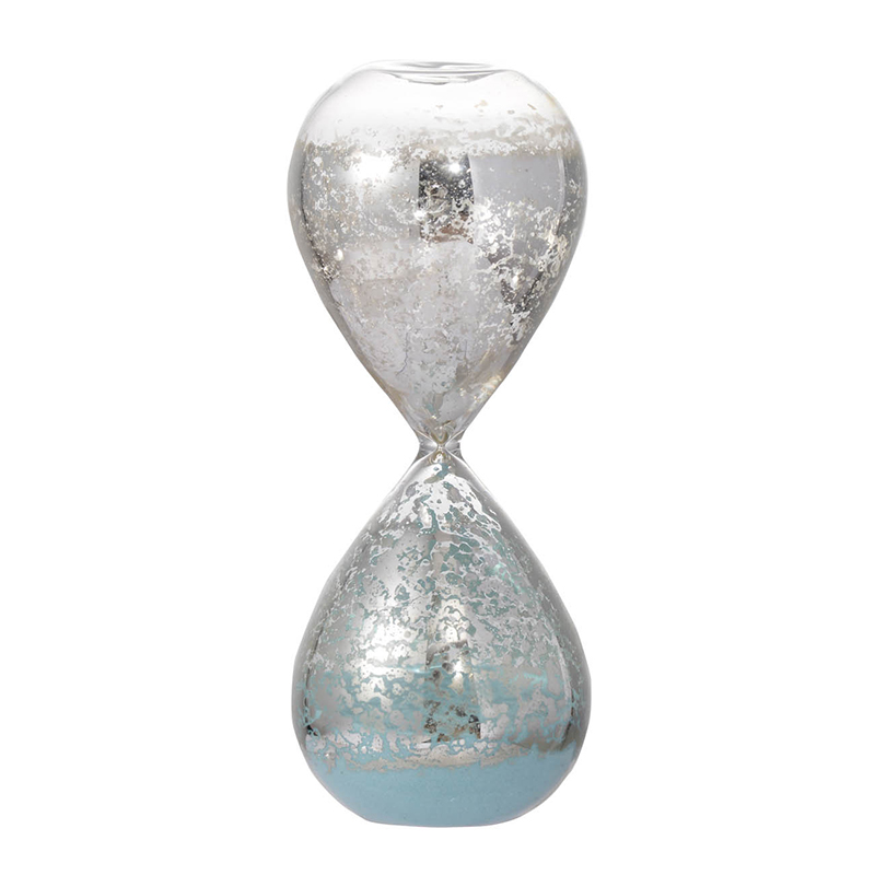 Часы Glasar песочные 30 минут 8x8x21см голубые часы песочные glasar 15 минут 7x7x17 см