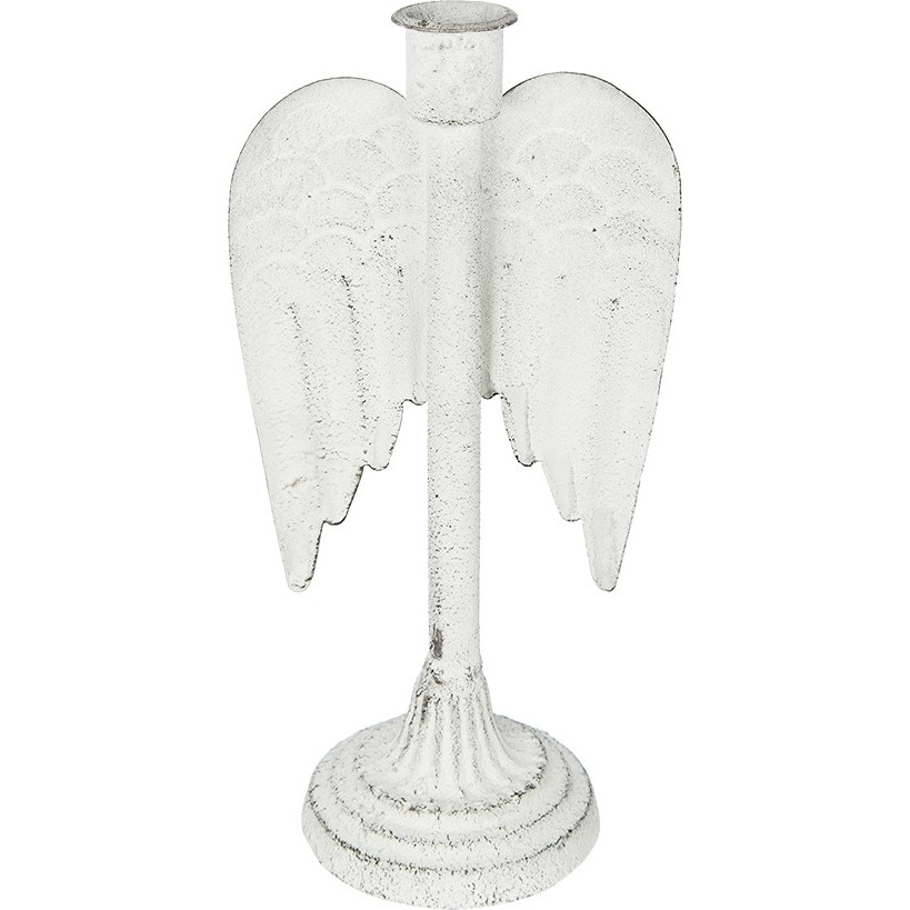 Подсвечник Glasar крылья ангела 11х8х23см крылья ангела 40×35 см на резинке белый