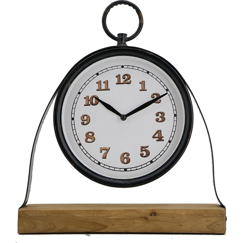 Часы Glasar 28х8х23см черные декоративные песочные часы glasar зеленые 8x8x20 см