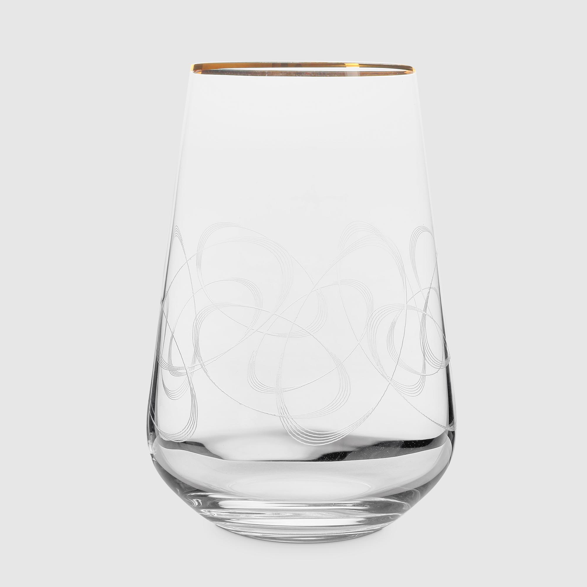 Набор стаканов для виски Crystalex A.S. Sandra 380 мл 6 шт набор стаканов для виски crystal bohemia ideal 290мл 6шт золотая отводка